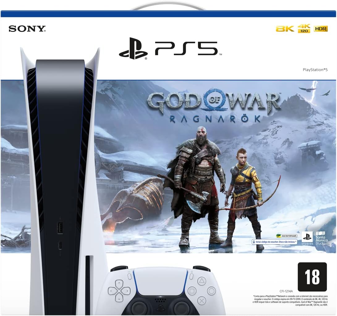 Amazon: Playstation 5 com God of War pelo Melhor Preço!